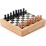 Jeu d'échecs en bois de hêtre