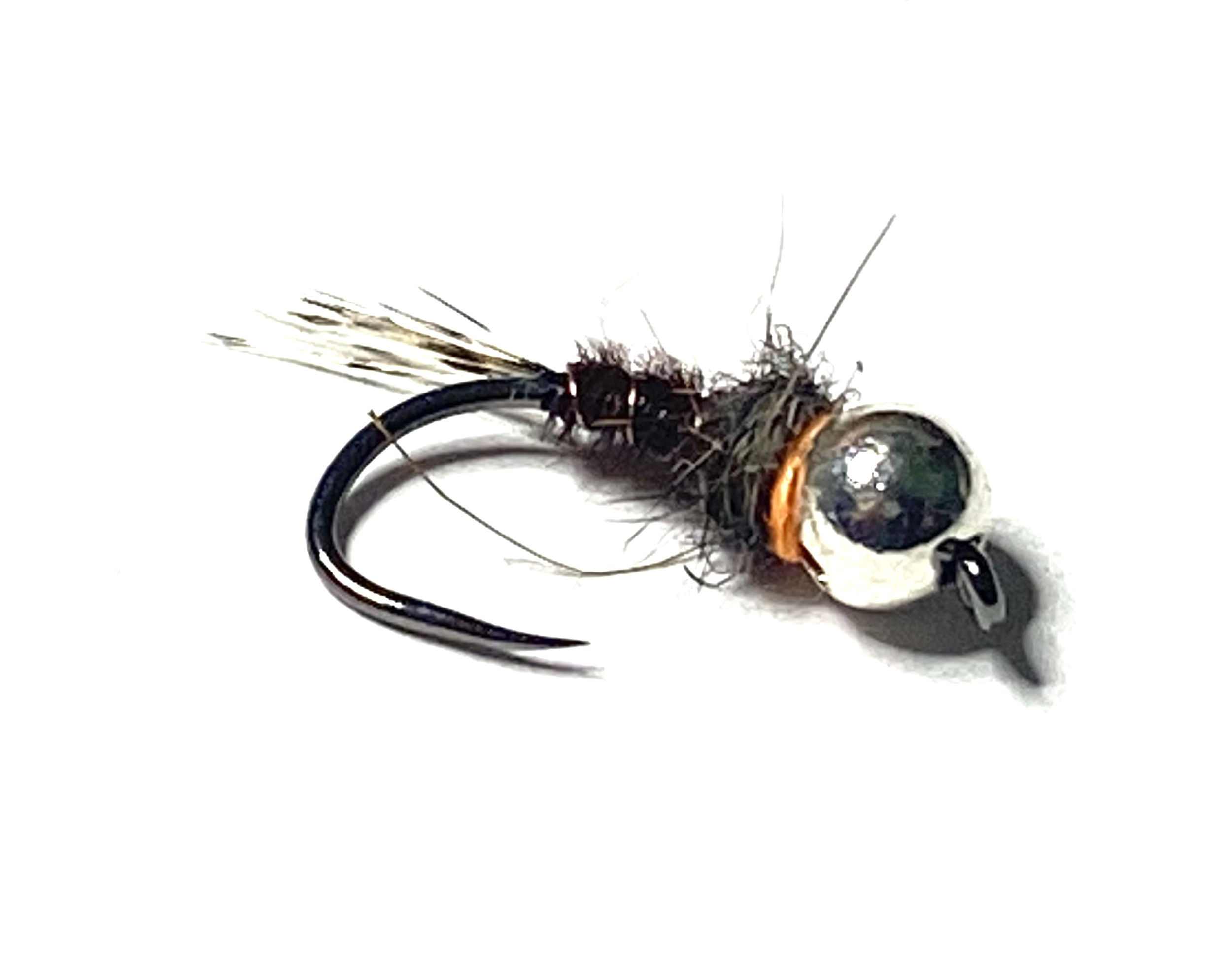 nymphe pheasant tail casquée