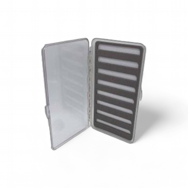 POINTERTECK Kit d'Assortiment de Mouches Sèches et Humides, Boîte à Mouches Étanche pour la Pêche à la Truite
