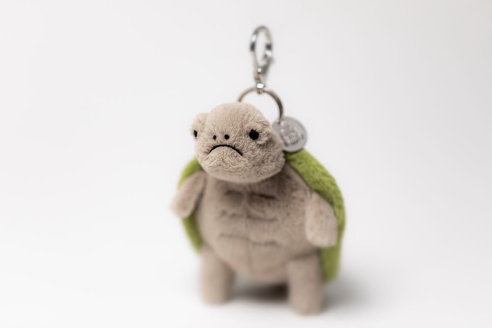 TIM4BCT-Timmy-Turtle-Bag-Charm-Neutral-Detail-Shot-1