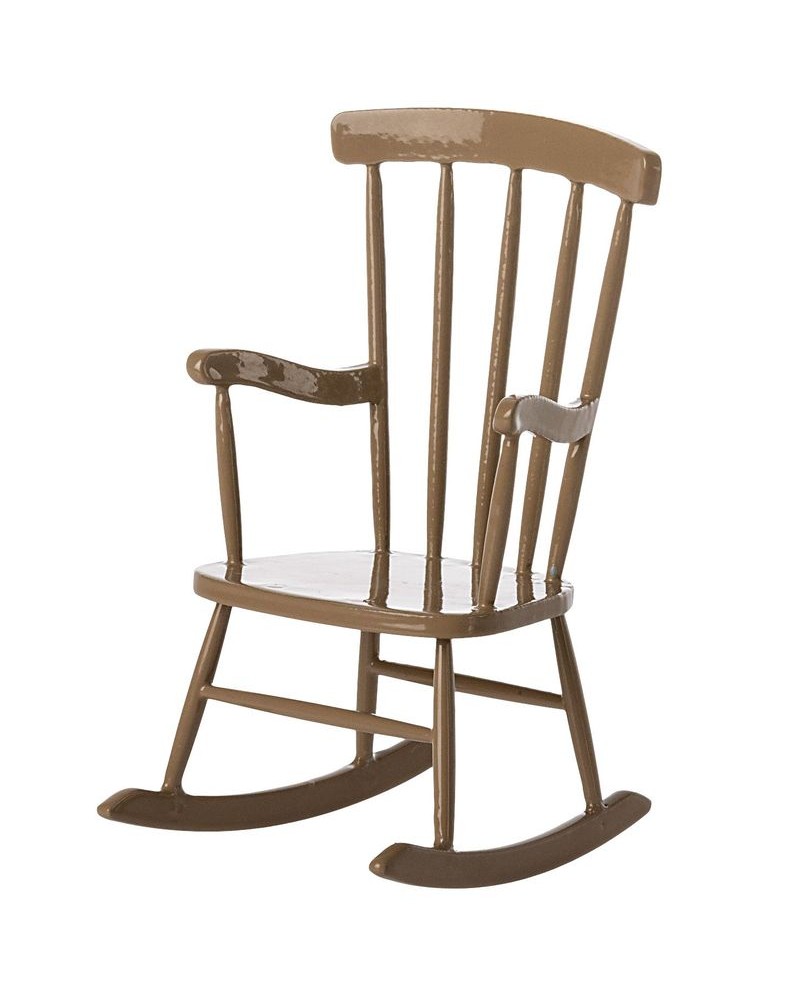 chaise-a-bascule-maileg-light-brown
