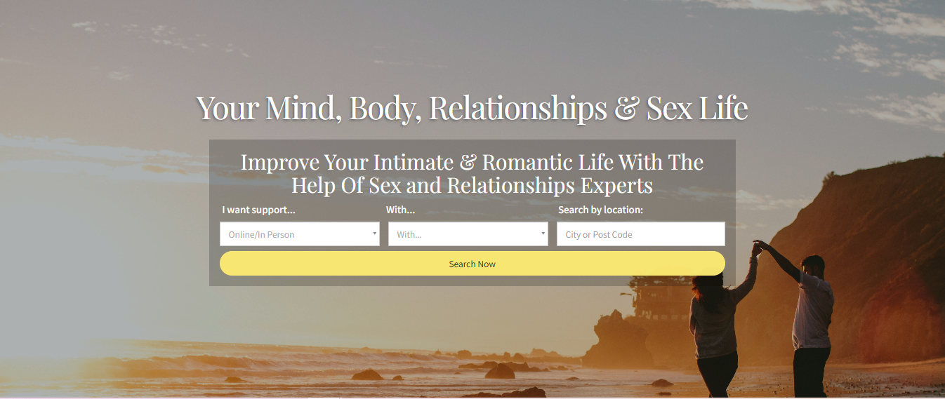 header of website