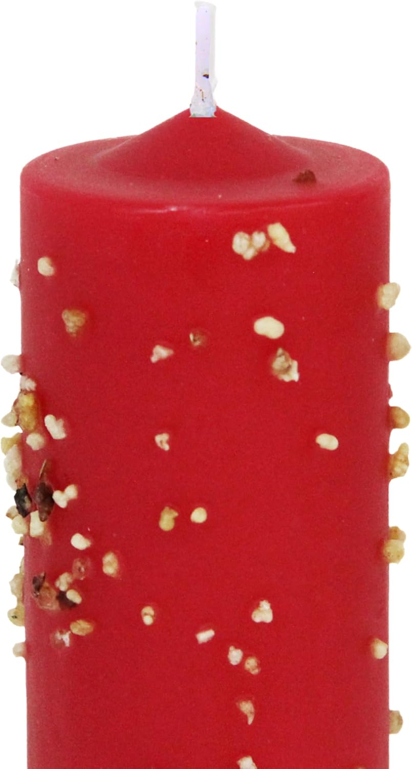 Bougie pour ouvrir de nouveaux chemins et canaliser labondance – dissipe le brouillard de la confusion – rouge, sel et rés 5