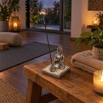 Porte-encens Bouddha décoratif pour coin méditation