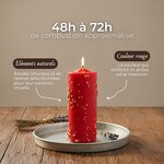Bougie pour ouvrir de nouveaux chemins et canaliser labondance – dissipe le brouillard de la confusion – rouge, sel et rés 3