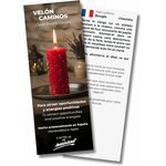 Bougie pour ouvrir de nouveaux chemins et canaliser labondance – dissipe le brouillard de la confusion – rouge, sel et rés 4