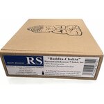 RS Lot de 7 bougies Chakra Bouddha - 100 % cire dabeille - Figurines chakras faites à la main aux couleurs de larc-en-cie 7