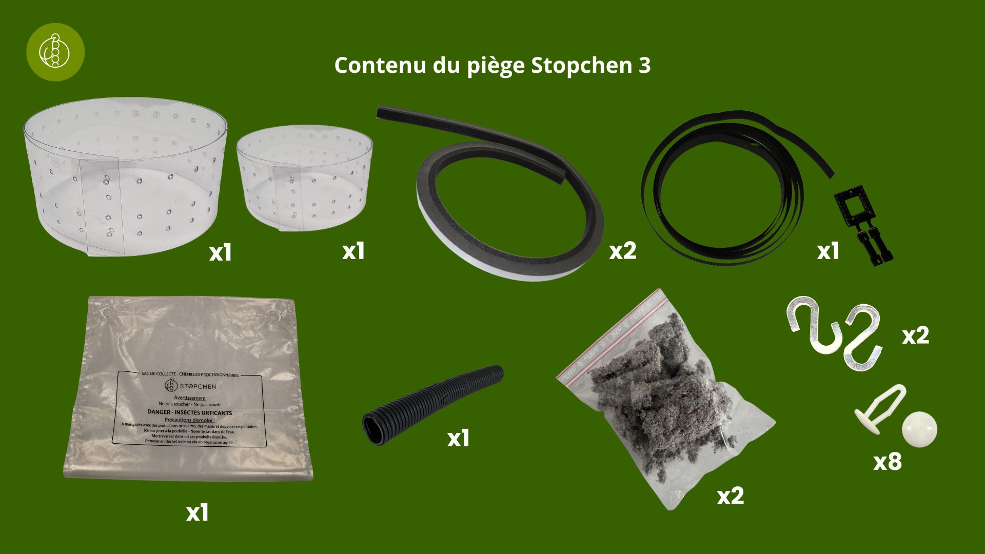 Contenu du piège à chenilles processionnaire du pin n°3
