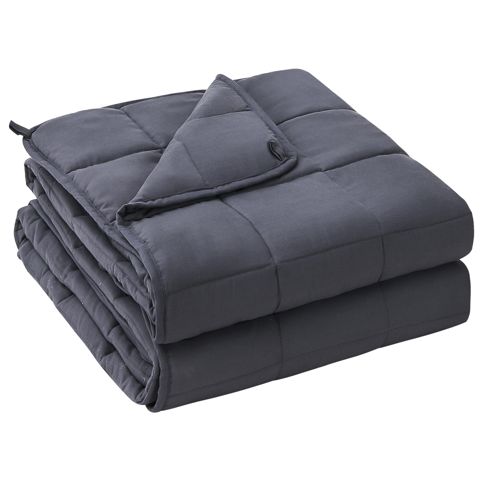 Yescool Weighted Throw Blanket for Adults 20lbs Queen Size, 60 x 80 , Grey Grey 60X80-20 lbs