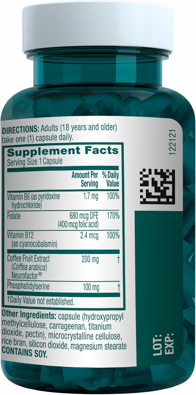 NEURIVA Plus Brain Supplement for Memory and Focus - 30 Count Capsules 30 Count (Pack of 1) 23