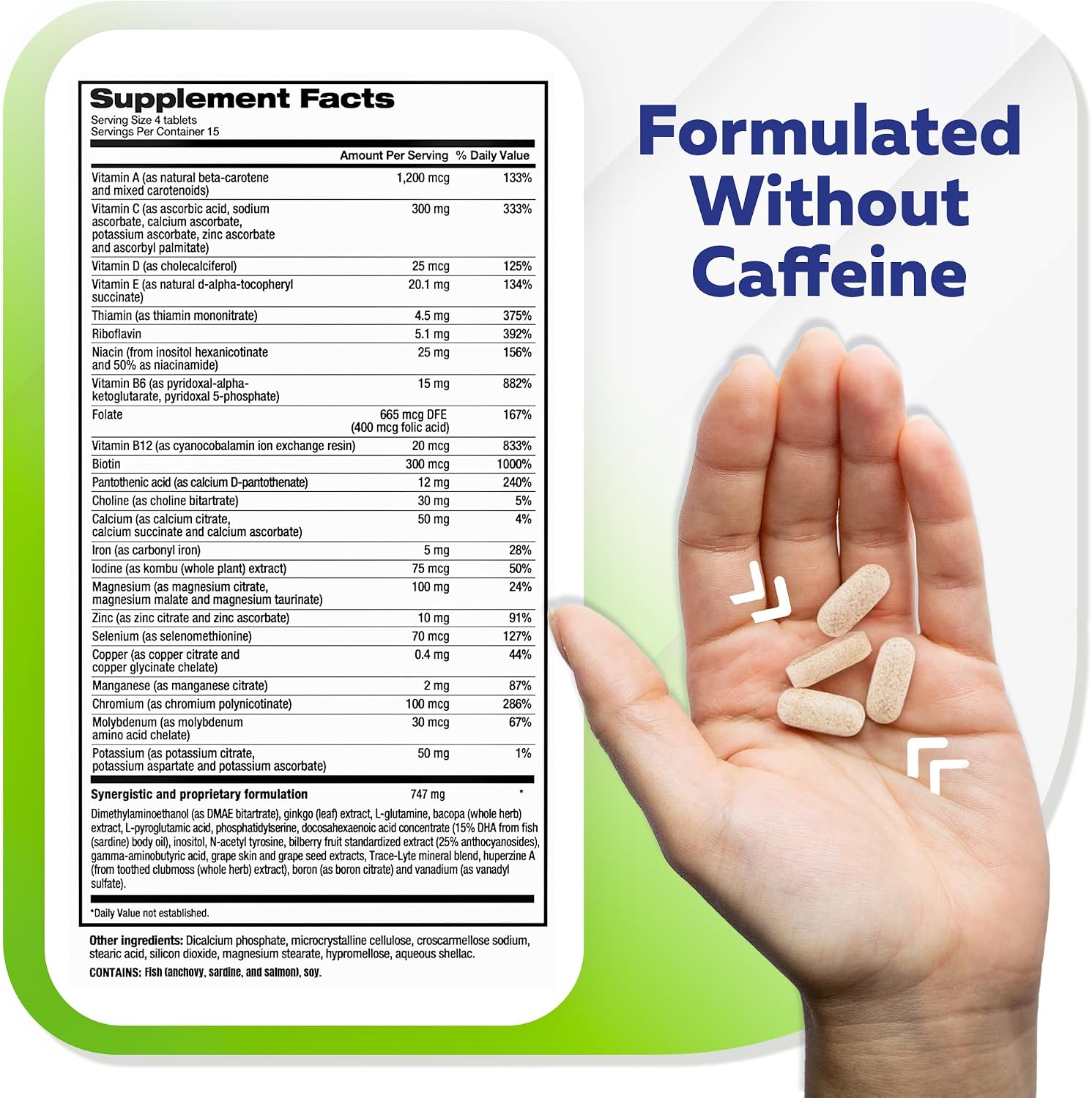 Focus Factor Adults Extra Strength, 120 Count - Brain Supplement for Memory, Concentration and Focus - Complete Multivitami 3