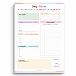 ADHD Daily Planner Notepad for Neurodivergent Adults - Productivity Daily Planner Desk Pad & Task Management to Stay Organize