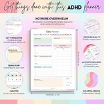 ADHD Daily Planner Notepad for Neurodivergent Adults - Productivity Daily Planner Desk Pad & Task Management to Stay Organi 2