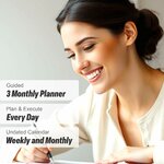 Freedom Mastery Daily Journal of Gratitude, Productivity & Habit Tracker Black Sunshine 3