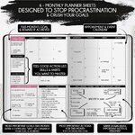 Freedom Mastery Daily Journal of Gratitude, Productivity & Habit Tracker Black Sunshine 5