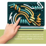 Pushpeel Sensory Activity Board: Silicone Fidget Toy for Calming, Stress, Anxiety, ADHD & Autism | Silent, No Mess | Kids 3 5