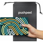 Pushpeel Sensory Activity Board: Silicone Fidget Toy for Calming, Stress, Anxiety, ADHD & Autism | Silent, No Mess | Kids 3 8