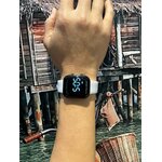 Vibrating Alarm Watch, Potty Training Wristband Rechargeable Pill Reminder Watch with Timer and 15 Daily Alarms (Light Blue 2