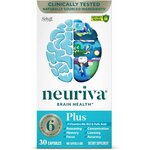 NEURIVA Plus Brain Supplement for Memory and Focus - 30 Count Capsules 30 Count (Pack of 1) 16