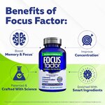 Focus Factor Adults Extra Strength, 120 Count - Brain Supplement for Memory, Concentration and Focus - Complete Multivitami 5