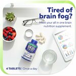 Focus Factor Adults Extra Strength, 120 Count - Brain Supplement for Memory, Concentration and Focus - Complete Multivitami 6
