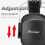 ProCase Hearing Protection Ear Muffs SNR 33dB, Noise Cancelling Headphones 1 - 1 Red 1 3