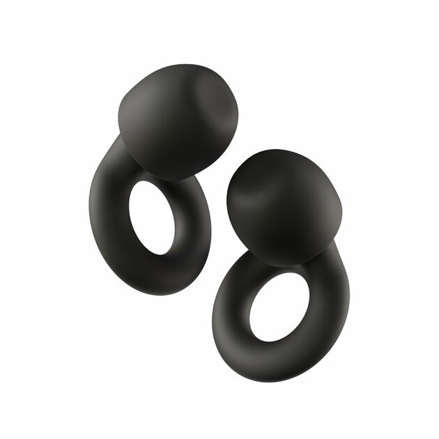 Loop Quiet 2 Ear Plugs - Ultra-Comfy Reusable Hearing Protection for Sleep Black
