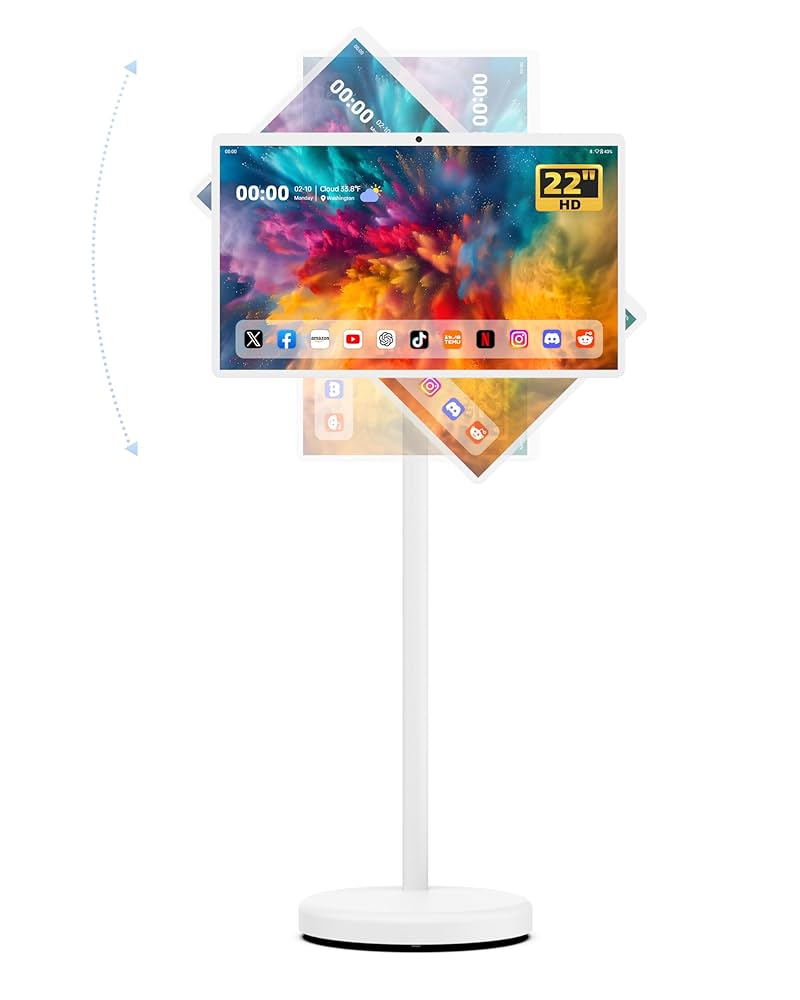 22 Portable Rotatable Touch Screen Smart LCD Panel