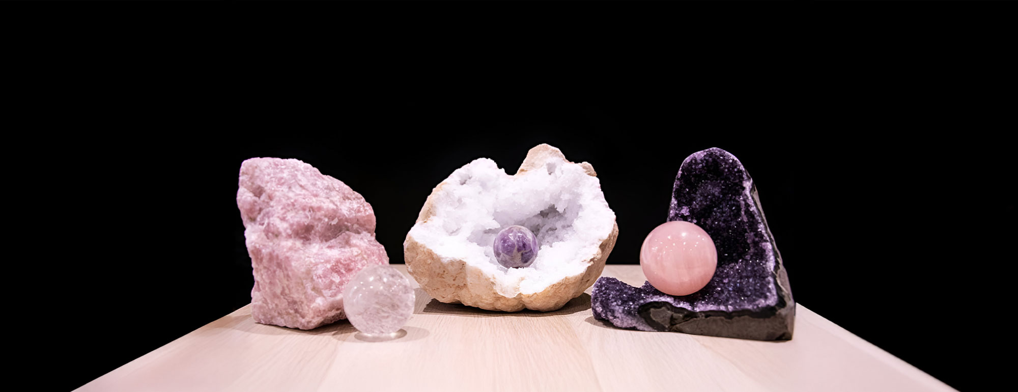 crea zen et mineraux banniere pierres mineraux