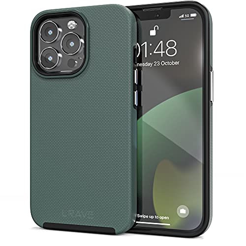 Crave Dual Guard for iPhone 13 Pro, Shockproof Protection Dual Layer Case for Apple iPhone 13 Pro (6.1) - Forest Green