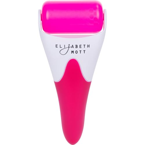 Elizabeth Mott-Ice Roller for Face & Eye Puffiness Relief - Detachable & Reusable Massager Head Face Roller Tool - Cold Therapy for Puffiness, Swelling, Redness, Blood Circulation - All Skin Types