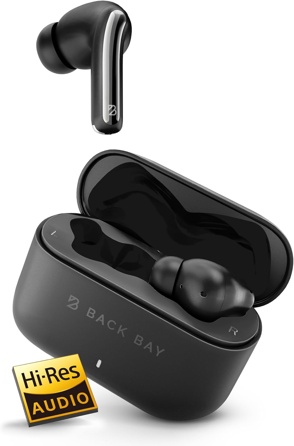 Back Bay Audio Active Noise Canceling Earbuds for Android & iPhone - Bluetooth 5.4 ANC Earbuds with Transparency Mode, Deep Bass, Air Buds for Android Phones, In-Ear Wireless Sound Cancelling Ear Buds