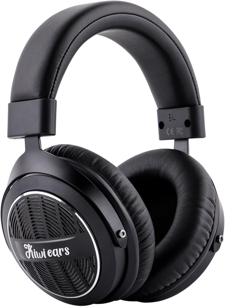 Linsoul Kiwi Ears Ellipse Over Ear Headphone, Studio-Grade Dynamic Driver Headphones,Wired Gaming Headset, Hi-Fi Stereo Wired Headphones, Open-Back Headphone for Musician Audiophile Gaming