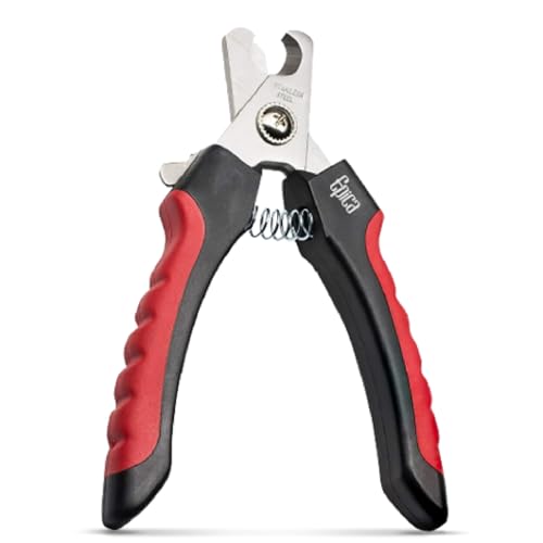 Epica Cat Nail Clipper, Dog Nail Clipper | Cat Nail Clippers with Safety Guard, Cat Claw Clippers | Dog Nail Clippers for Small Dogs, Puppy Nail Clippers | Cat/Dog Nail Clipper, Small/Medium Black