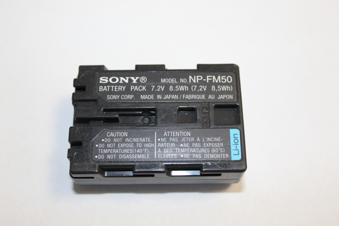 Batterie Sony NP-FM50 (occasion) - Déstockage batterie - Horus-Store