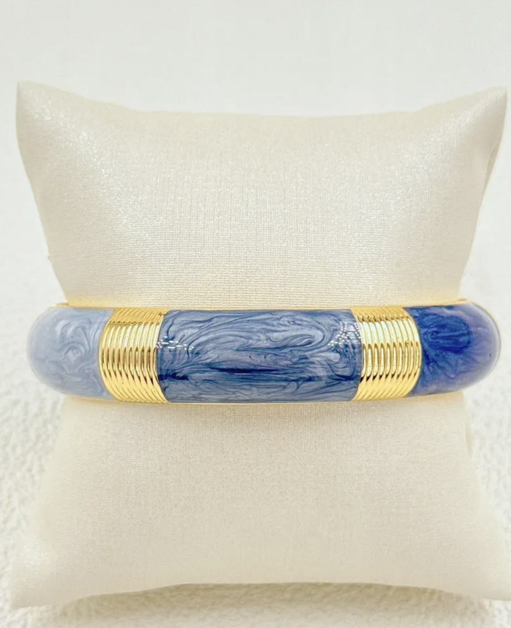 Jonc Parma bleu sur support