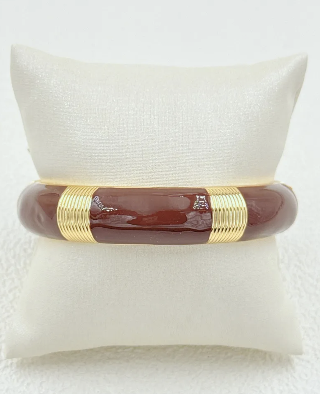 Jonc Parma marron sur support