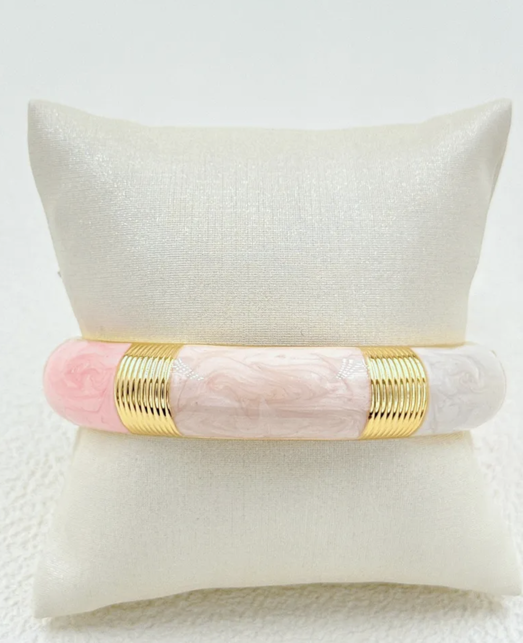 Jonc Parma rose sur support