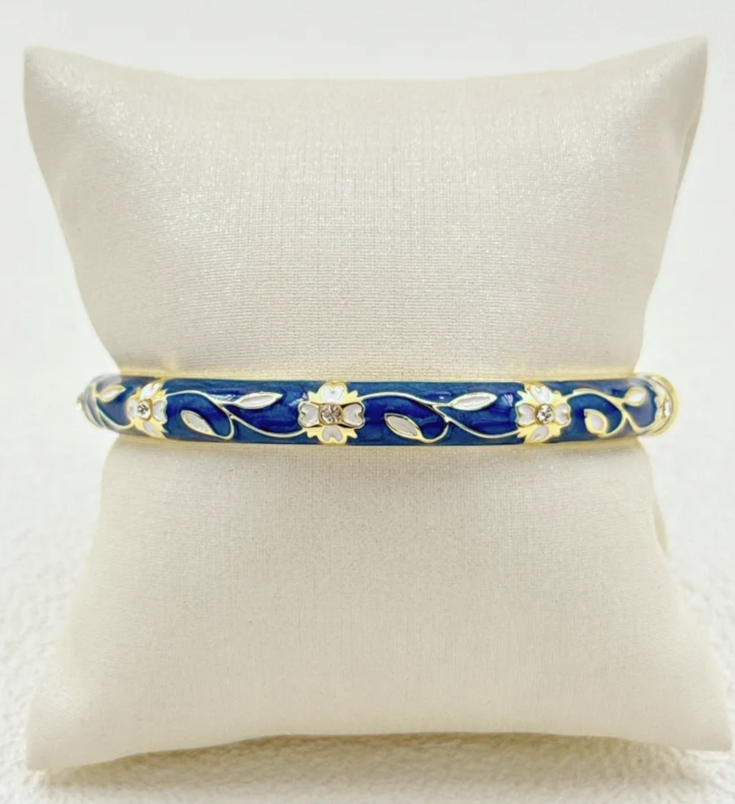 Jonc Ylang Bleu sur support