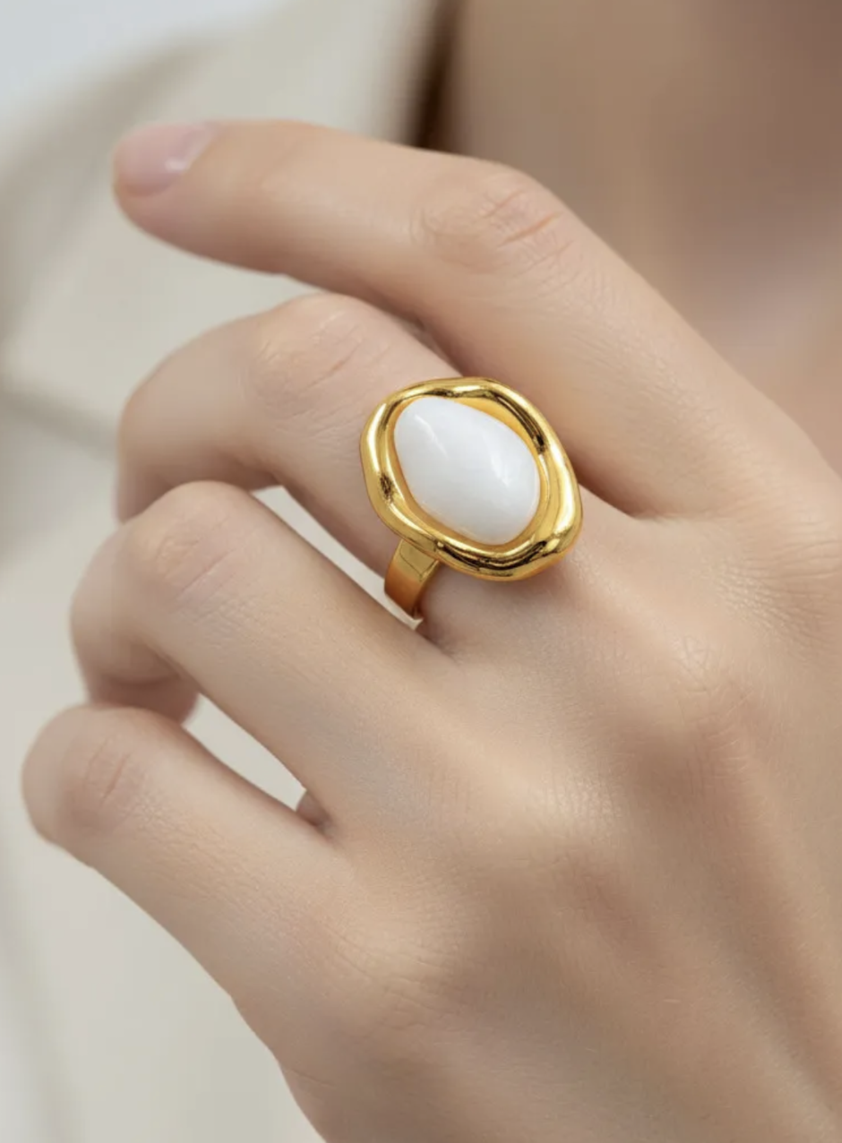 Bague Siracusa Blanc