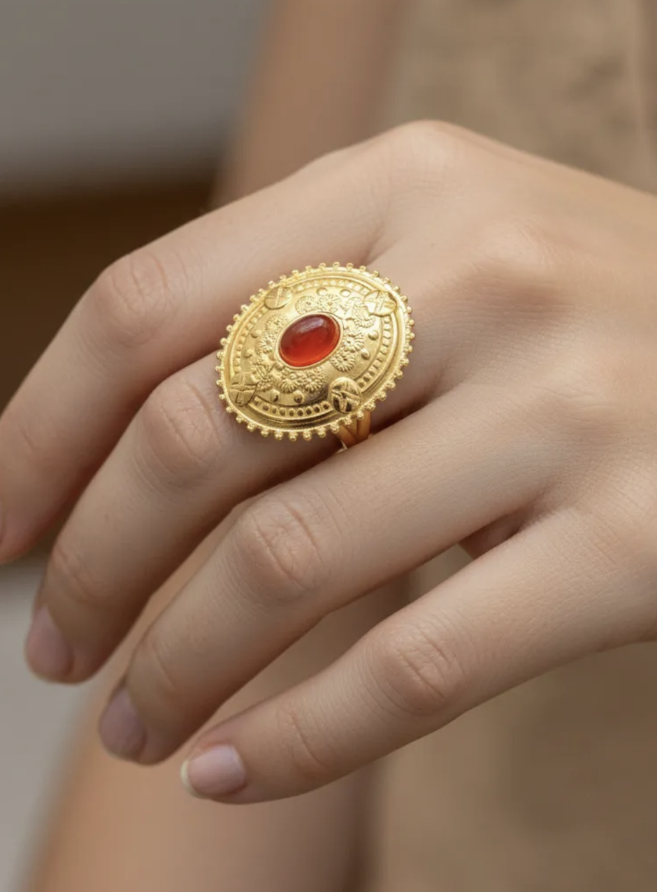 Bague Palermo Rouge