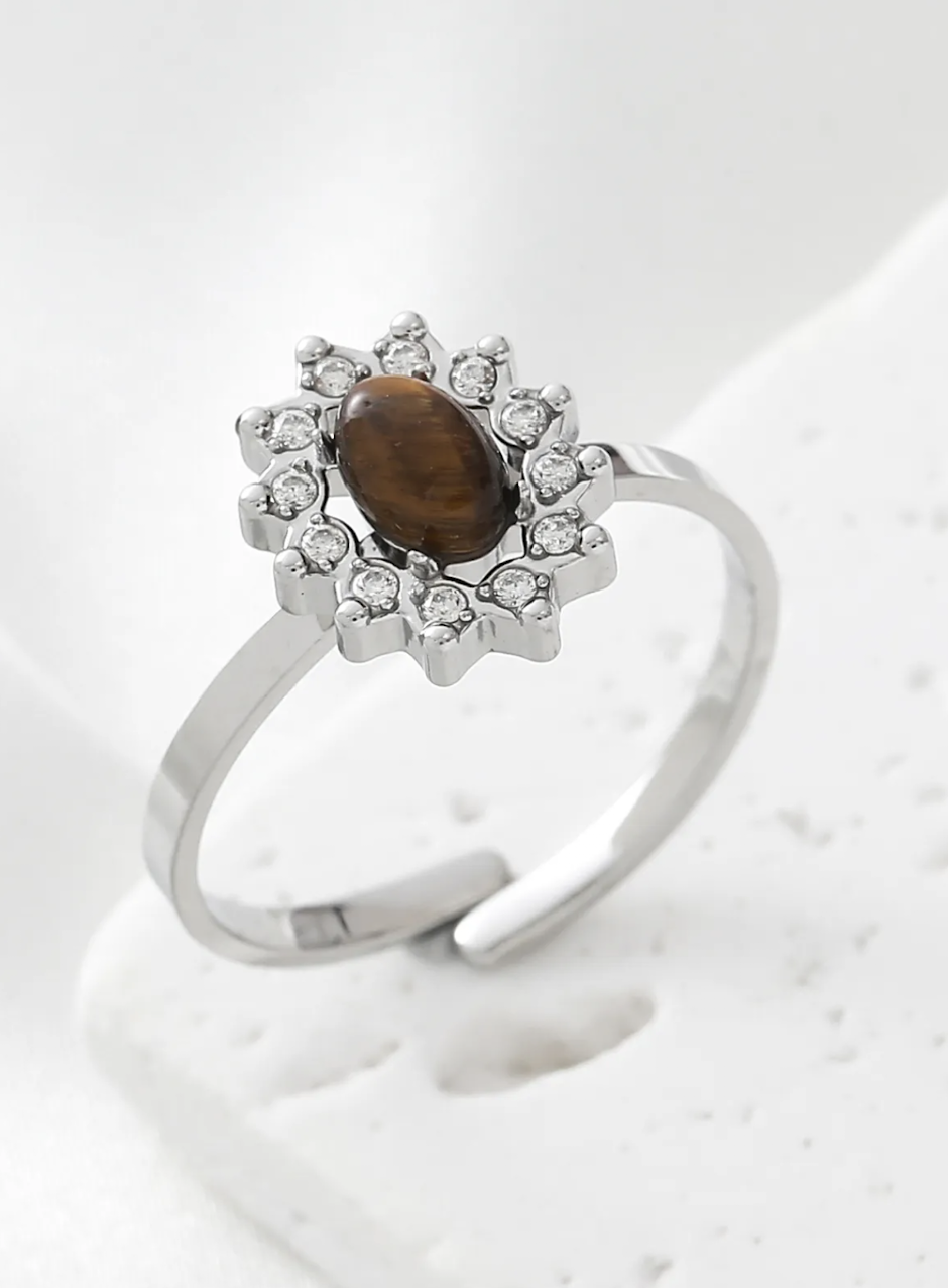 Bague Viterbo Argenté