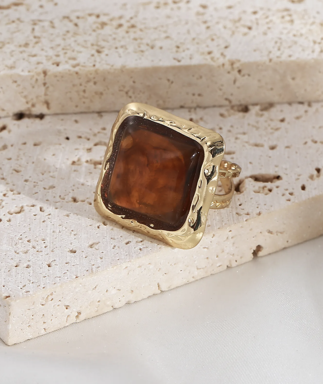 Bague Noto Marron