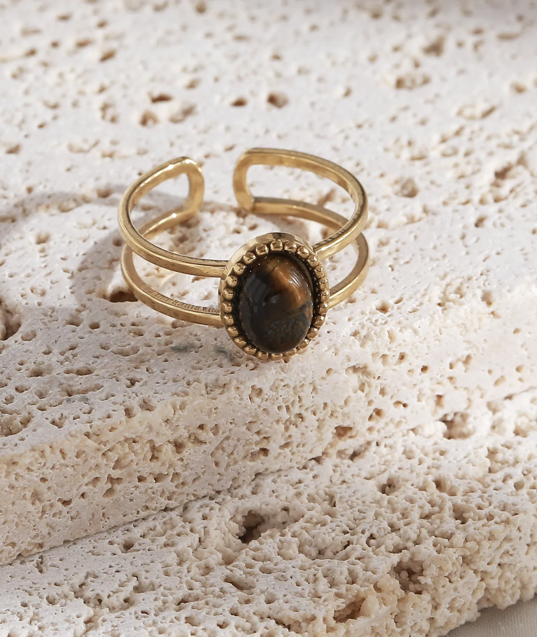 Bague Sorrento Marron