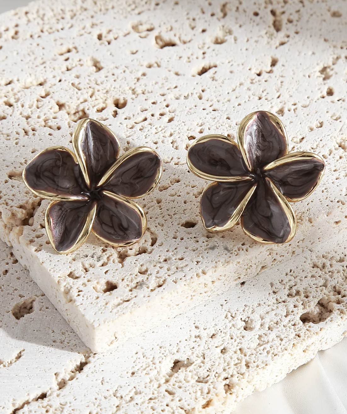 Boucles Enna Marron