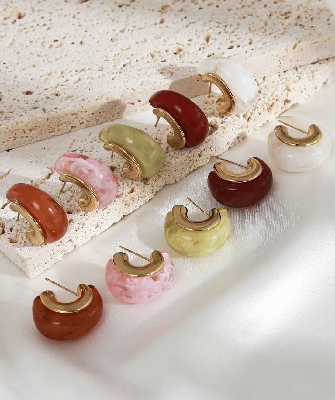 Boucles Salerno Jaune