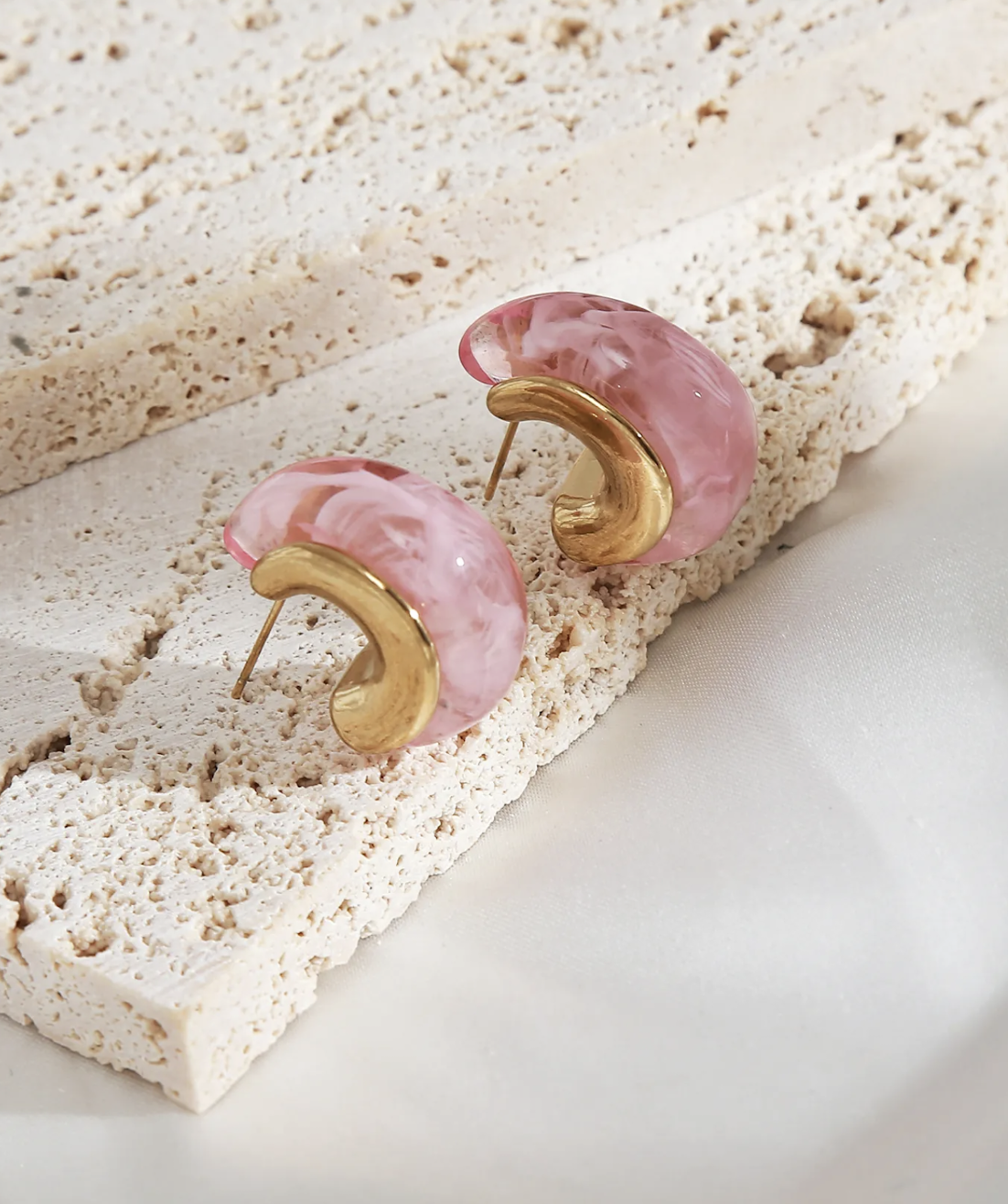 Boucles Salerno Rose