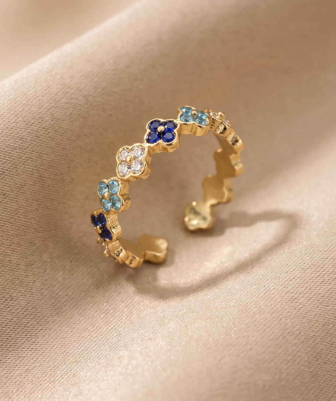 Bague Monza Bleu