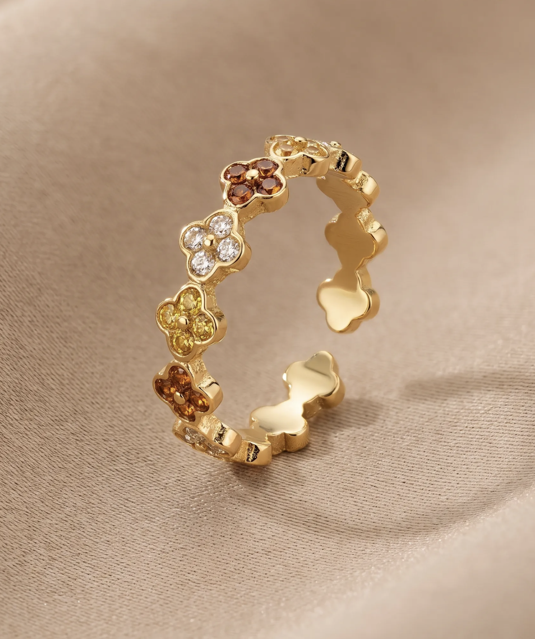 Bague Monza Marron