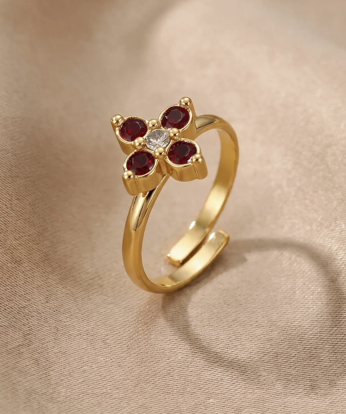 Bague Iseo Bordeaux